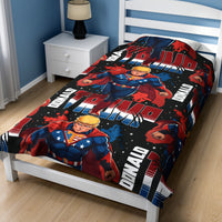 Load image into Gallery viewer, D Trump Hero Blanket black color
