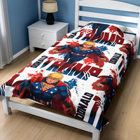 Load image into Gallery viewer, D Trump Hero Blanket white color
