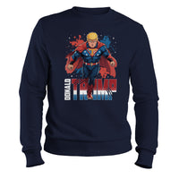 Load image into Gallery viewer, DJ trump Hoodie navy color
