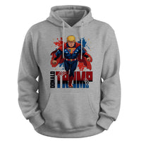 Load image into Gallery viewer, DJ trump Hero Hoodie sport grey color

