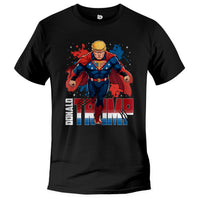 Load image into Gallery viewer, Donald Trump Hero T-shirt black color

