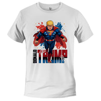 Load image into Gallery viewer, Donald Trump Hero T-shirt white color
