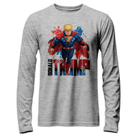 Load image into Gallery viewer, DJ trump hero long sleeve Athletic Heather color
