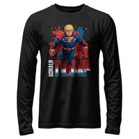 Load image into Gallery viewer, DJ trump hero long sleeve black heather color
