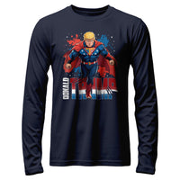 Load image into Gallery viewer, DJ trump hero long sleeve navy color
