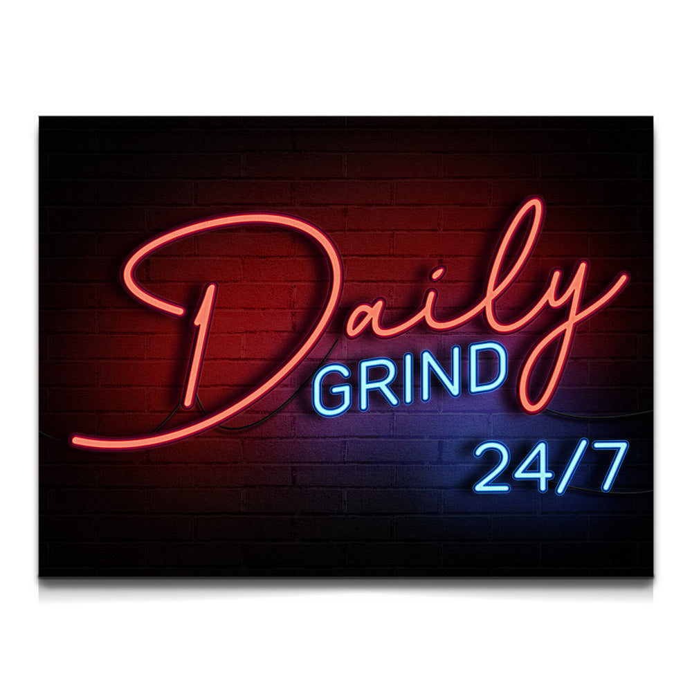 Daily Grind Canvas Wall Art