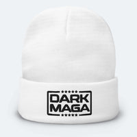 Load image into Gallery viewer, Dark MAGA Beanie white color

