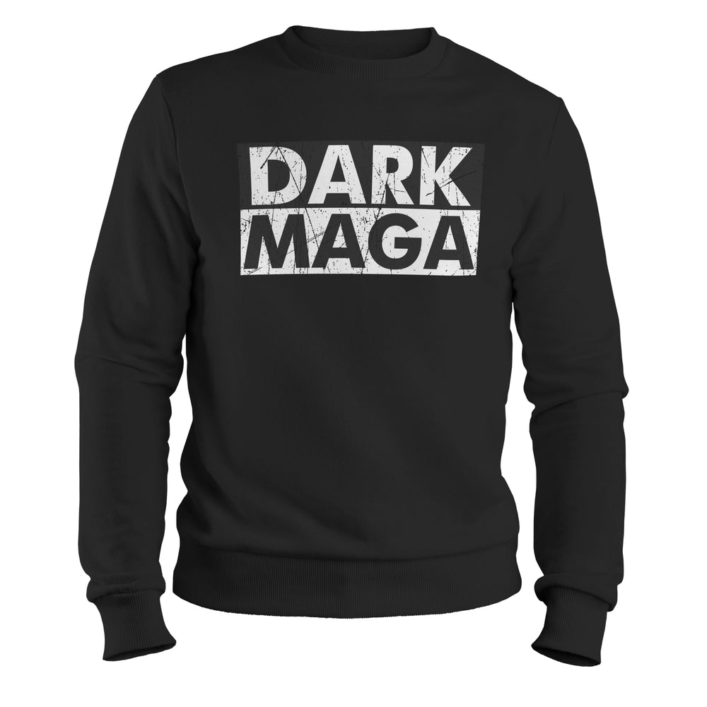 Dark MAGA 2 crewneck Sweatshirt black color