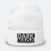 Load image into Gallery viewer, Dark MAGA 2 Beanie white color
