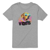 Load image into Gallery viewer, Vibes Youth Tee | Athletic Heather
