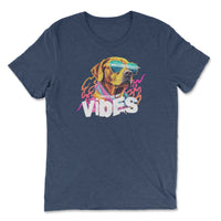Load image into Gallery viewer, Vibes Premium Triblend T-shirt | navy
