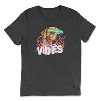 Load image into Gallery viewer, Vibes Premium Triblend T-shirt | Solid Black 
