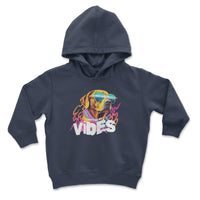 Load image into Gallery viewer, Vibes Youth Hoodie Navy Color
