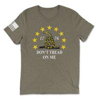 Load image into Gallery viewer, Don&#39;t Tread On Me Triblend T-Shirt
