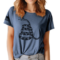 Load image into Gallery viewer, Gadsen Flag Triblend T-Shirt
