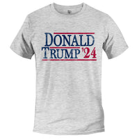 Load image into Gallery viewer, Donald Trump &#39;24 T-shirt athletic heather color
