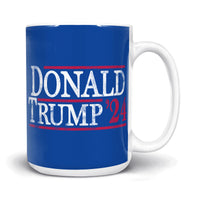 Load image into Gallery viewer, Donald Trump 24 15oz Mug dark blue color
