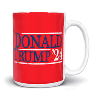 Load image into Gallery viewer, Donald Trump 24 15oz Mug red color
