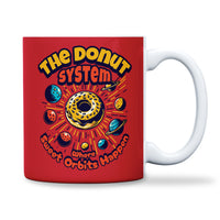 Load image into Gallery viewer, Donut System Mug 11oz | Dark Red
