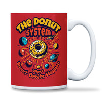 Load image into Gallery viewer, Donut System Mug 15oz | Dark Red
