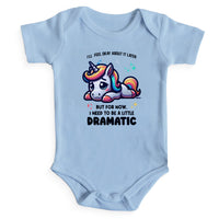 Load image into Gallery viewer, Dramatic Unicorn Onesie Light blue color
