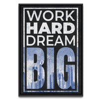Load image into Gallery viewer, Dream Big Vertical Framed Canvas Wall Art
