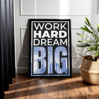 Load image into Gallery viewer, Dream Big Vertical Framed Canvas Wall Art
