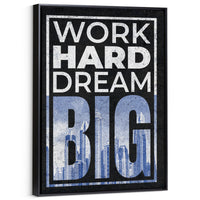 Load image into Gallery viewer, Dream Big Vertical Framed Canvas Wall Art

