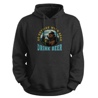 Load image into Gallery viewer, Beer Bear Hoodie Dark heather color
