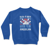 Load image into Gallery viewer, Duck It Youth Crewneck Sweatshirt Royal color
