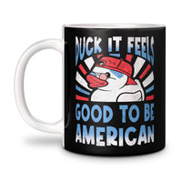 Load image into Gallery viewer, duck it, funny american patriotic duck mug
