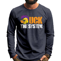 Load image into Gallery viewer, Uck The System Long Sleeve Shirt | model
