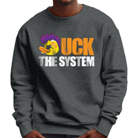Load image into Gallery viewer, Uck The System Sweatshirt | Model
