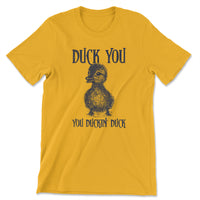 Load image into Gallery viewer, Duck You Tee | gold
