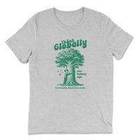 Load image into Gallery viewer, Think Globally Triblend T-Shirt white color
