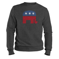 Load image into Gallery viewer, gop elephant crewneck sweatshirt republican gift
