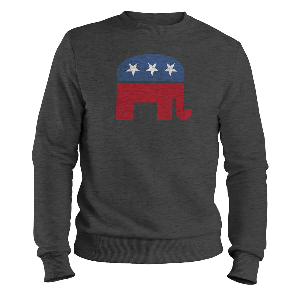 gop elephant crewneck sweatshirt republican gift