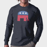 Load image into Gallery viewer, GOP Elephant Long Sleeve Shirt | Model
