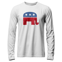 Load image into Gallery viewer, GOP Elephant Long Sleeve Shirt white color

