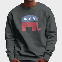 Load image into Gallery viewer, GOP Elephant Crewneck Sweatshirt | Model
