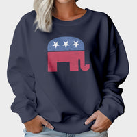 Load image into Gallery viewer, GOP Elephant Crewneck Sweatshirt | Model
