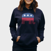 Load image into Gallery viewer, GOP Elephant Hoodie | Model
