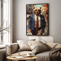 Load image into Gallery viewer, Market Bearer Trading Vertical Framed Canvas Wall Art

