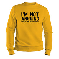 Load image into Gallery viewer, Explaining Crewneck Sweatshirt gold color
