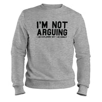 Load image into Gallery viewer, Explaining Crewneck Sweatshirt sport grey color
