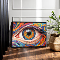 Load image into Gallery viewer, Eye Catcher Abstract Horizontal Framed Canvas Wall Art

