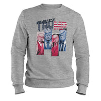 Load image into Gallery viewer, fearless trump hoodie sport grey color
