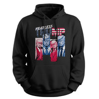 Load image into Gallery viewer, fearless trump hoodie black color
