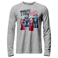 Load image into Gallery viewer, Fearless trump long sleeve Athletic Heather color
