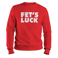 Load image into Gallery viewer, FETS LUCK Crewneck Sweatshirt red color
